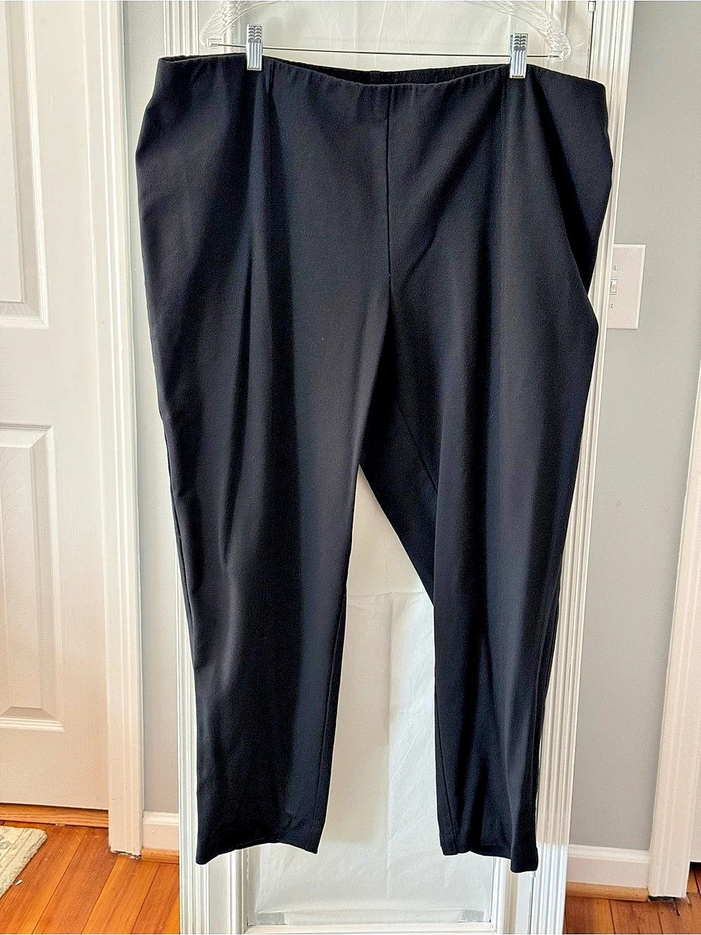 J Jill Black Ponte Slim Leg Leggings Size 3X